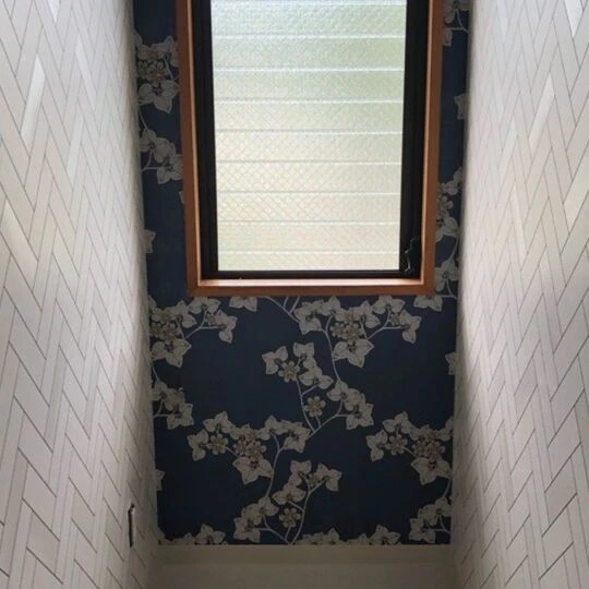 画像4153：トイレのクロスとフロアの張り替えです