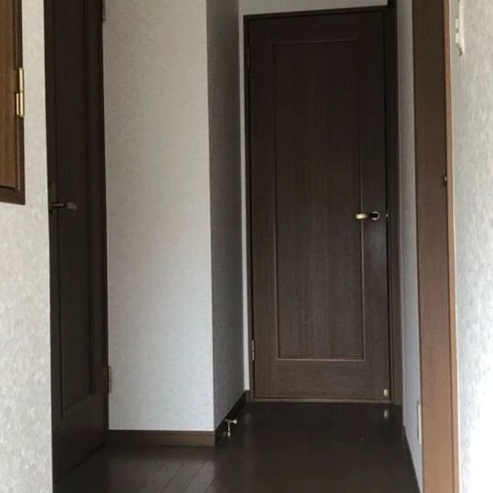 画像4695：廊下階段クロス張り替え